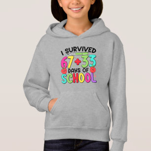 Camiseta 100 Dias de Escola Eu Sobrevivi 6733