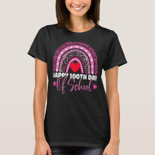 Camiseta 100 Dias De Escola Feliz 100º Dia De Chuva Escolar