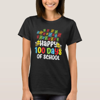 Camiseta 100 Dias De Escola Grupo Abelhas Lindas Professor