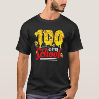 Camiseta 100 Dias De Escola Grupo Abelhas Lindas Professora