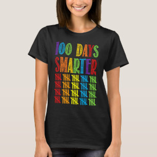 Camiseta 100 dias de escola mais inteligente celebrando col