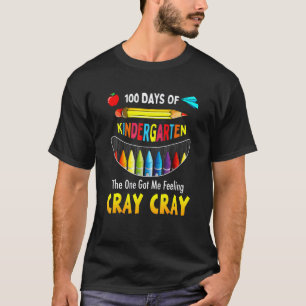 Camiseta 100 Dias De Escola Me Faz Sentir Louco Professor
