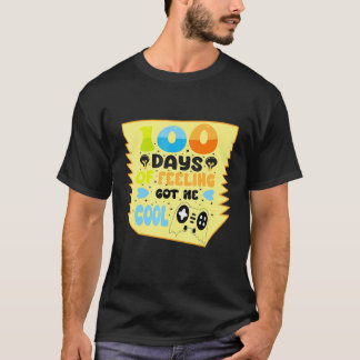 Camiseta 100 Dias De Escola Me Fizeram Sentir Legal Profess