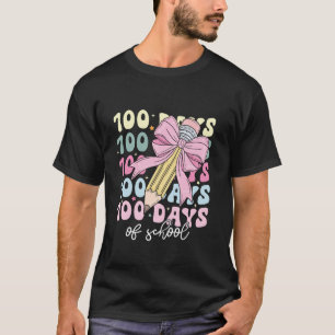 Camiseta 100 dias de escola meninas Coquette Arco 100º Dia