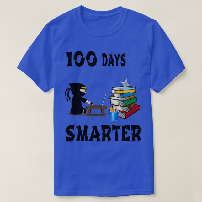 Camiseta 100 dias de escola ninja2 (Frente do Design)