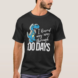 Camiseta 100 Dias De Escola Para Alunos Professores Criança
