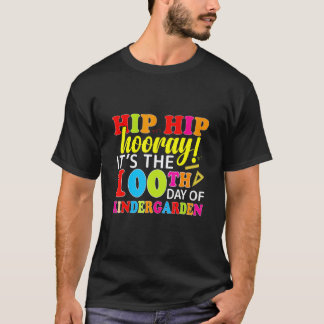 Camiseta 100 Dias De Escola para Crianças e Professores de
