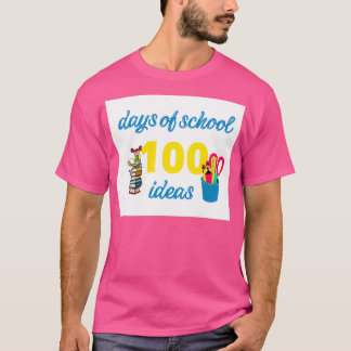 Camiseta 100 dias de escola para ideias