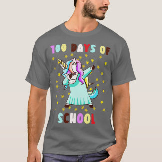 Camiseta 100 Dias De Escola Para Meninas