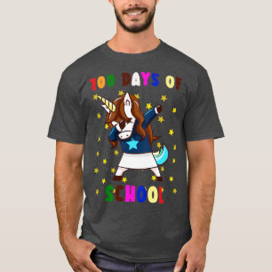 Camiseta 100 Dias De Escola Para Meninas 3