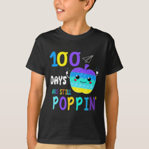 Camiseta 100 Dias De Escola Para Popit Fidget Amantes Gi