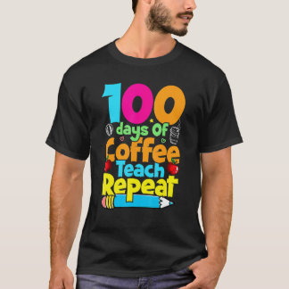 Camiseta 100 Dias De Escola Para Professores Aluno Que Amam