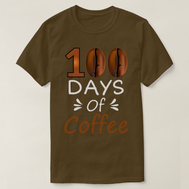Camiseta 100 dias de escola para professores Feliz 100º dia (Frente do Design)