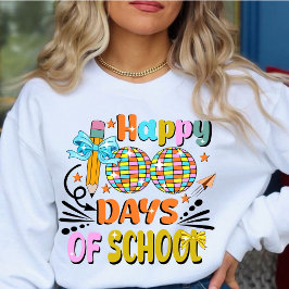 Camiseta 100 dias de escola PROFESSOR. apreciação ao profes