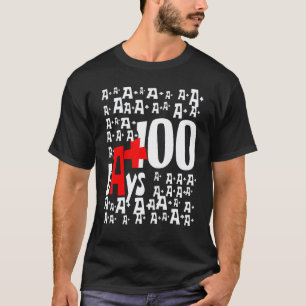Camiseta 100 Dias De Escola Professor E Aluno