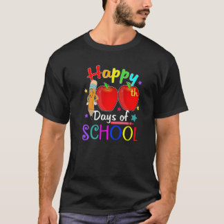 Camiseta 100 Dias De Escola Professor E Aluno Crianças Mais