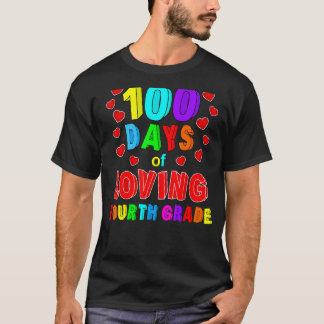 Camiseta 100 Dias De Escola Quarta Série Professor Amado Cr