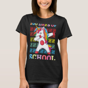 Camiseta 100 Dias De Escola Tee Unicorn 100 Dias Mais Intel