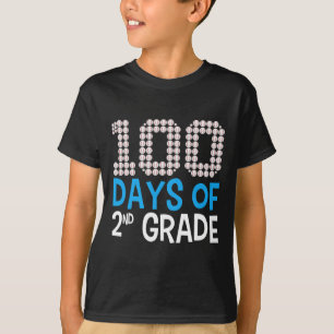 Camiseta 100 Dias De Esporte Com Basebol Da Classe segundo