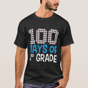 Camiseta 100 Dias De Esporte Com Basebol Da Classe segundo