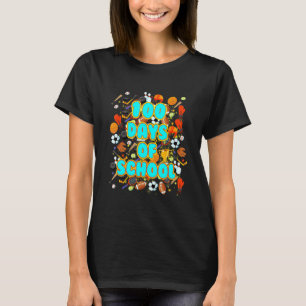 Camiseta 100 dias de Esporte de bola na escola Professor ou