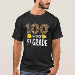 Camiseta 100 Dias De Estudante De Primeiro Grau 100. º Dia