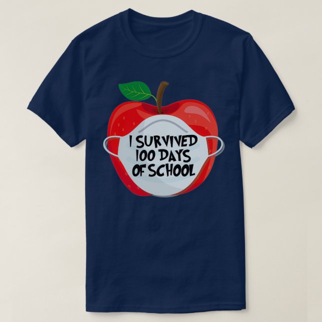 Camiseta 100 dias de estudante de professores virtuais remo (Frente do Design)