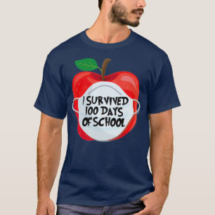 Camiseta 100 dias de estudante de professores virtuais remo