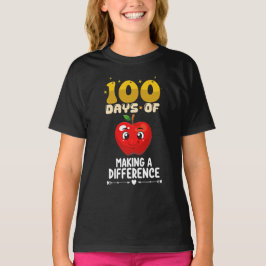 Camiseta 100 Dias De Fazer A Diferença Apple