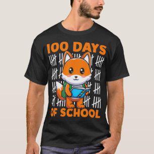 Camiseta 100 Dias De Foca Escolar Com Escola De Mochila