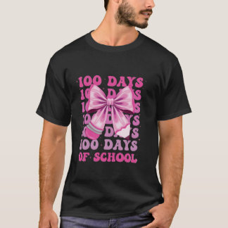 Camiseta 100 dias de garotas escolares Coquetê Arco 100º Di