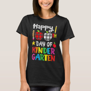 Camiseta 100 Dias De Jardim De Infância Feliz 100º Dia Da E