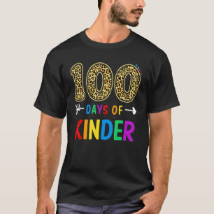 Camiseta 100 Dias De Kinder Professor Aluno 100º Dia De Sc
