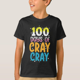 Camiseta 100 Dias De Loucura Professora 100º Dia de Escola