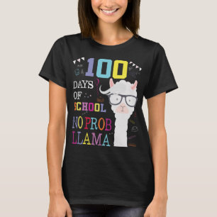 Camiseta 100 dias de manga longa da escola 100º dia Sem pro