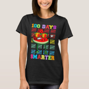 Camiseta 100 dias de melancia mais inteligente Crianças de 