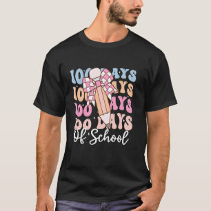 Camiseta 100 Dias de Meninas Coquette Laço 100º Dia de Esco