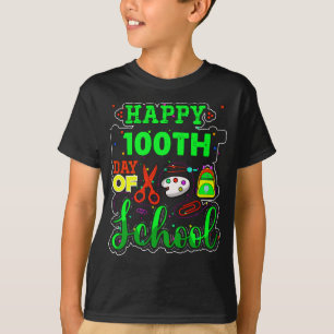 Camiseta 100 Dias De Meninos Escolares 100 Dias