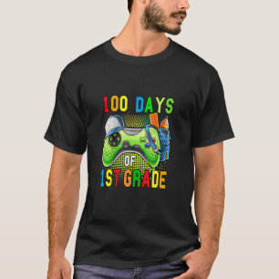 Camiseta 100 Dias De Nível De Primeiro Grau Desbloqueado 10