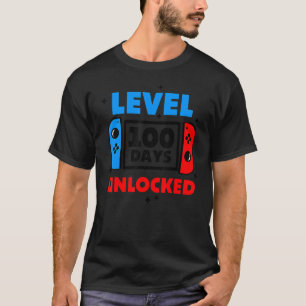 Camiseta 100 Dias De Nível Escolar 100 Dias De Jogador G De