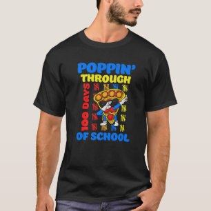 Camiseta 100 Dias De Pano De Brinquedo De Fidget Na Escola