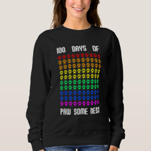 Camiseta 100 Dias De Pata Escolar Algumas Ness Cute Dog Paw