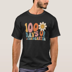 Camiseta 100 Dias De Professor Aluno Da Escola Primária 100