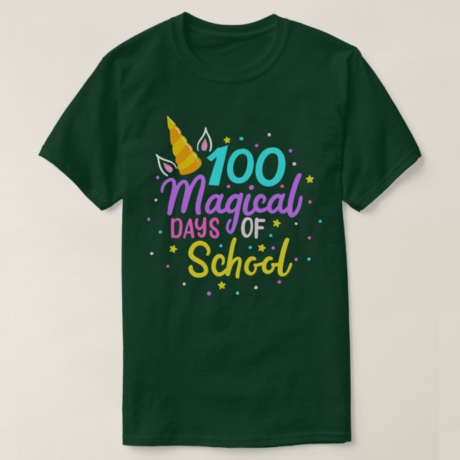 Camiseta 100 dias de professor universitário (Frente do Design)