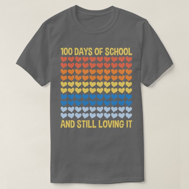 Camiseta 100 dias de professor universitário (Frente do Design)