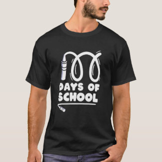 Camiseta 100 dias de professor universitário 100 dias mais