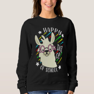 Camiseta 100 Dias De Professora Alpaca Llama 100º Dia