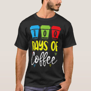 Camiseta 100 Dias de Professora de Escola de Café Copicaféi