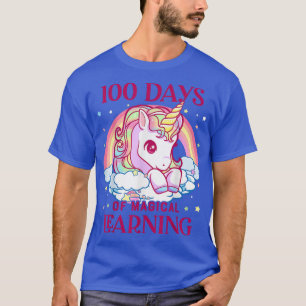 Camiseta 100 dias de Professora de Unicórnio em Faculdade 1