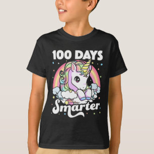 Camiseta 100 dias de Professora de Unicórnio em Faculdade 1